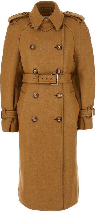 Sportmax Sportmax Camel wool blend coat