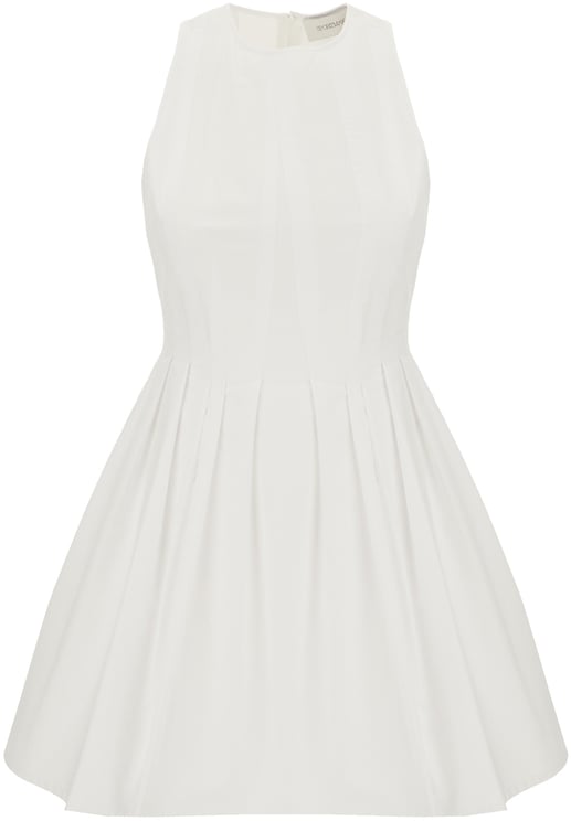 Sportmax Sportmax White cotton mini dress
