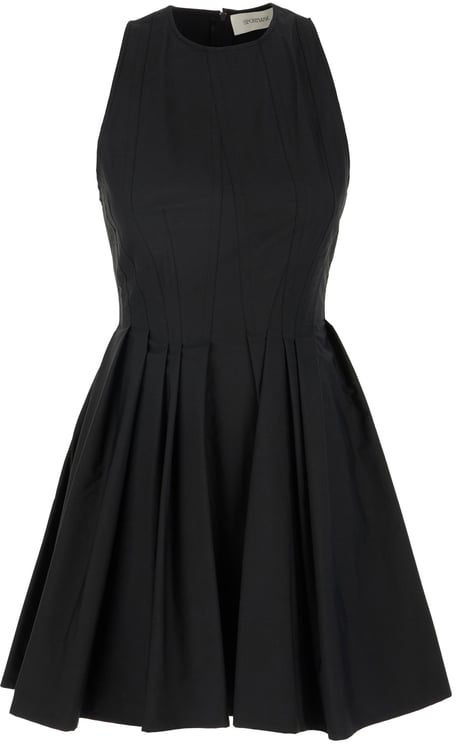 Sportmax Sportmax Black cotton mini dress