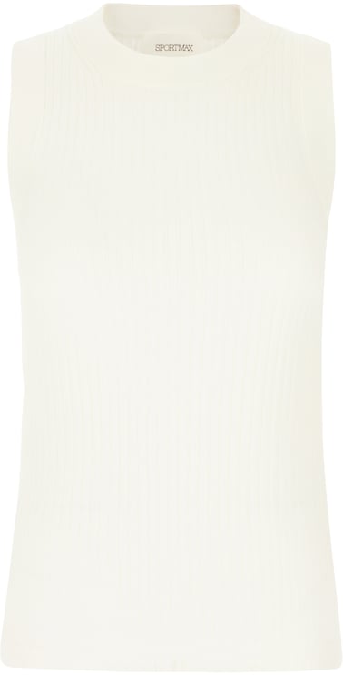 Sportmax Sportmax White cotton Toledo top