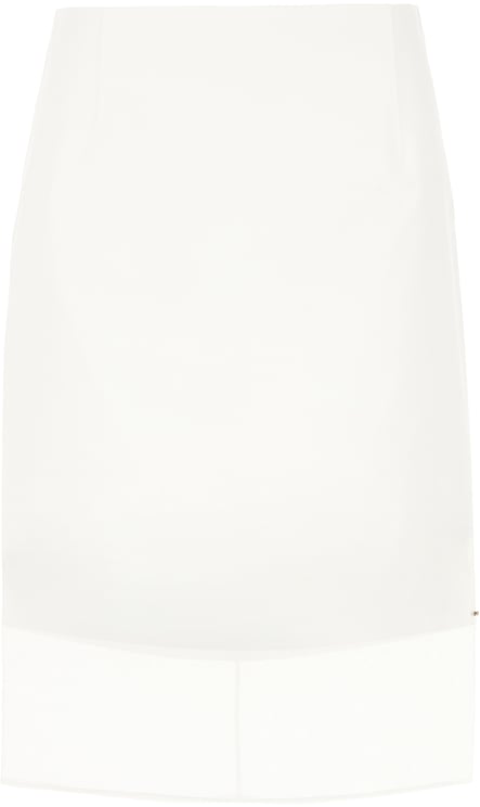 Sportmax Sportmax White cotton skirt