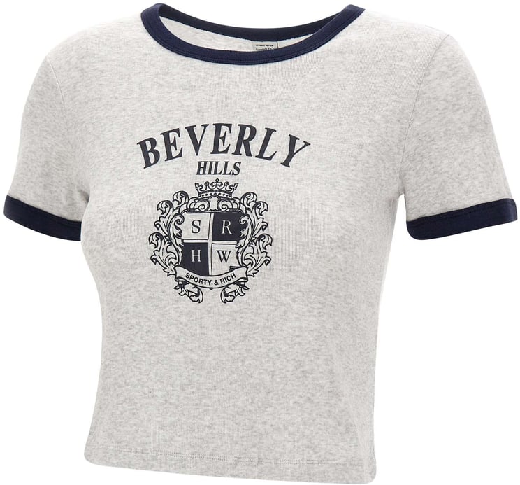 Sporty & Rich T-Shirts And Polos Grey