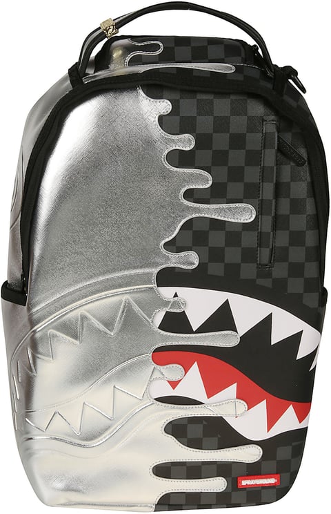 Sprayground Side Drip Backpack Metallic