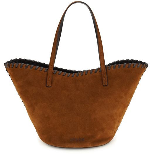Staud Staud Brown Calf Leather Bos Taurus Handbag