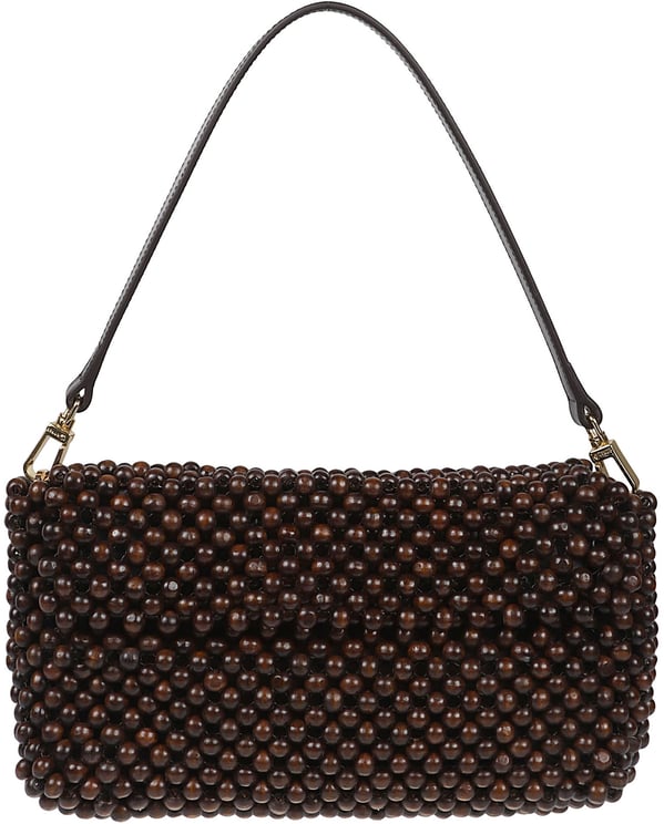 Staud Timmy Shoulder Bag Brown