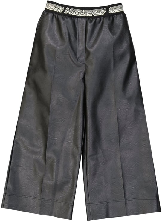 Stella McCartney Stella Mccartney Cropped Leather Effect Pants