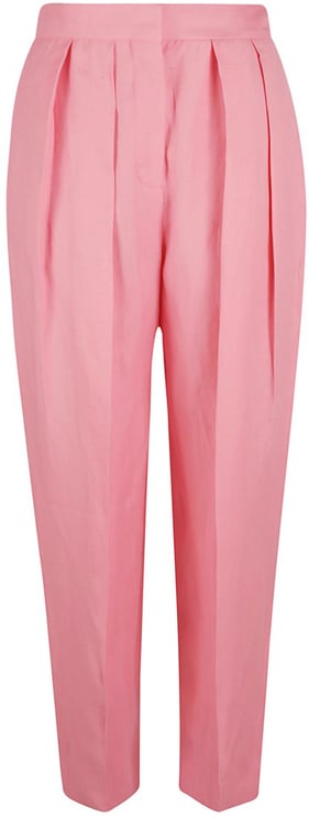 Stella McCartney High-Waisted Tailored Trousers With Pleated Front