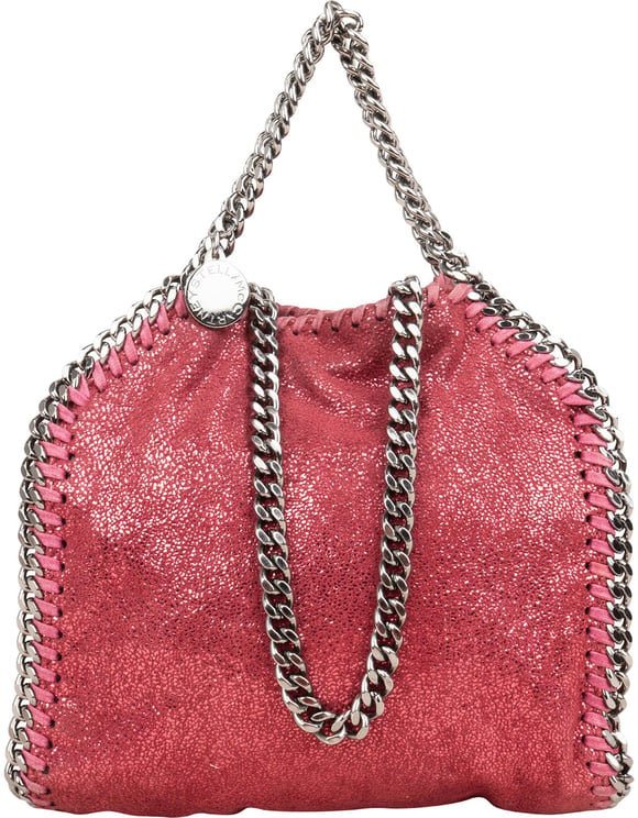 Stella McCartney Stella McCartney Metallic Shaggy Small Falabella Fold Over Tote Crossbody Handbag
