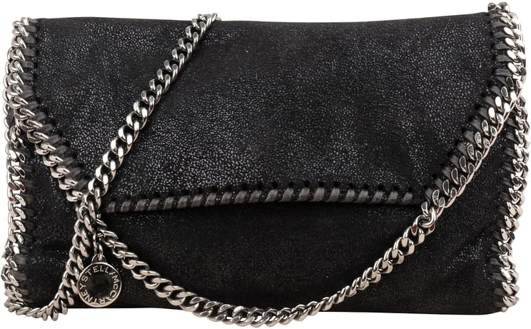 Stella McCartney Stella McCartney Shaggy Falabella Fold Over Clutch Crossbody Bag