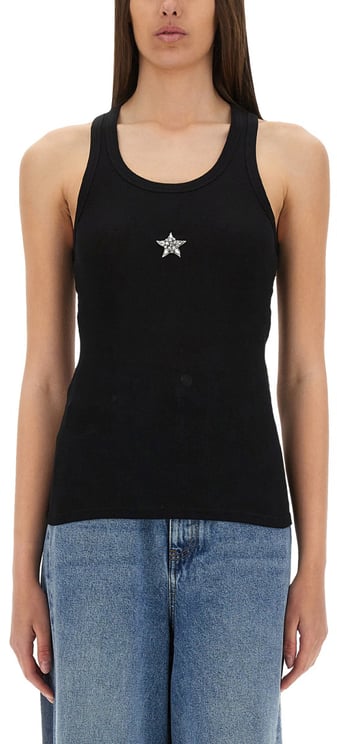 Stella McCartney "CRYSTAL MINI STAR" TANK TOP