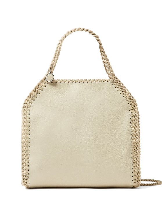 Stella McCartney Mini Shoulder Bag with Whipstitch Detail and Chain Strap