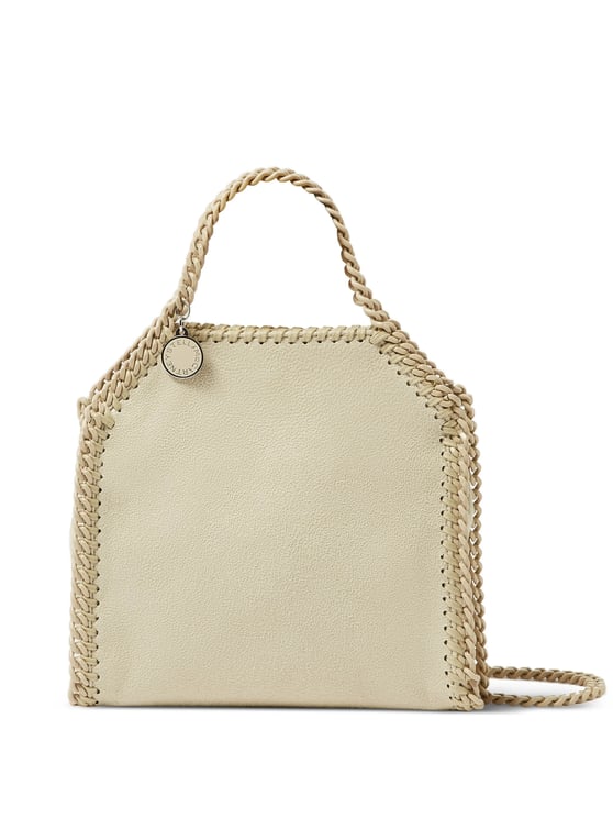 Stella McCartney Braided Trimmed Tiny Shoulder Bag with Detachable Chain Strap