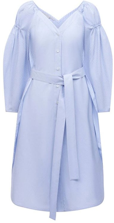 Stella McCartney Stella McCartney Blue Cotton Casual Dress