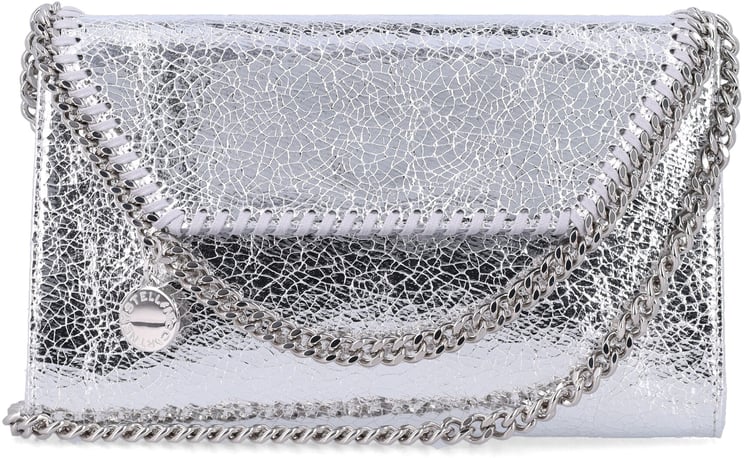 Stella McCartney Falabella Wallet On Chain Argento