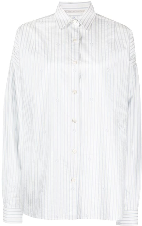 Stella McCartney White Shirt Relaxed Fit Cotton Shirt