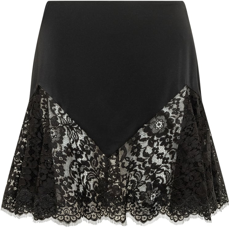 Stella McCartney Gonna con Inserto in Pizzo