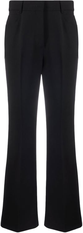 Stella McCartney Black Trousers Tailored Wide-Leg Fabric Pants
