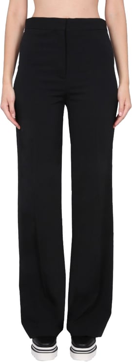 Stella McCartney Wide-Legged Tailored Pants With Zipper And Hook Closure