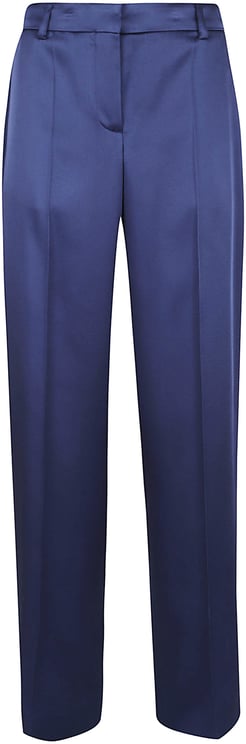 Stella McCartney STELLA McCARTNEY Satin Dropped Waist Straight Wide Leg