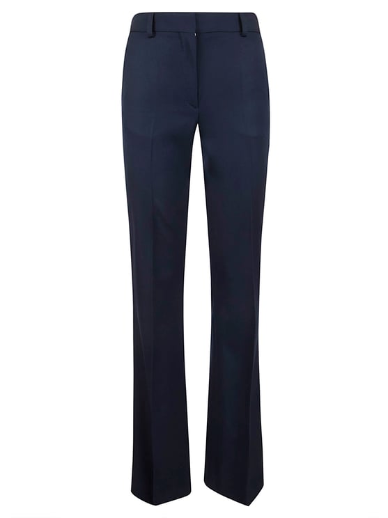 Stella McCartney Bootcut Trousers with Concealed Closure and Center Crease