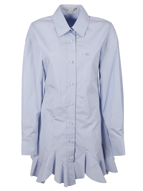 Stella McCartney Pointed Collar Shirt Dress