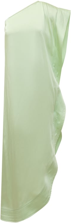Stella McCartney Abito Monospalla Drappeggiato