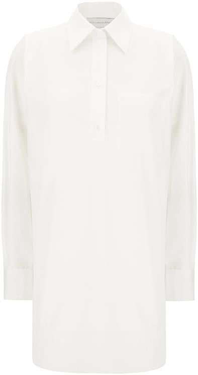 Stella McCartney Stella Mccartney Embroidered cotton shirt dress