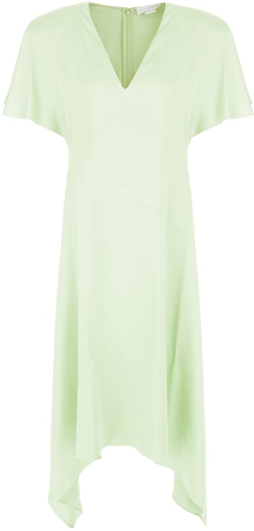 Stella McCartney Stella Mccartney Pastel green acetate blend dress