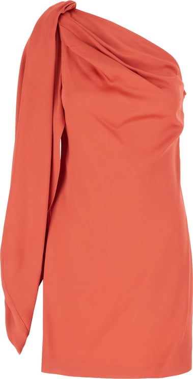 Stella McCartney Stella Mccartney Coral acetate blend dress