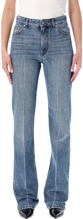 Stella McCartney Iconic Blue Straight Jeans Iconic Mid Vintage Blue