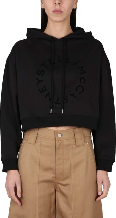 Stella McCartney Cropped Sweatshirt With Logo