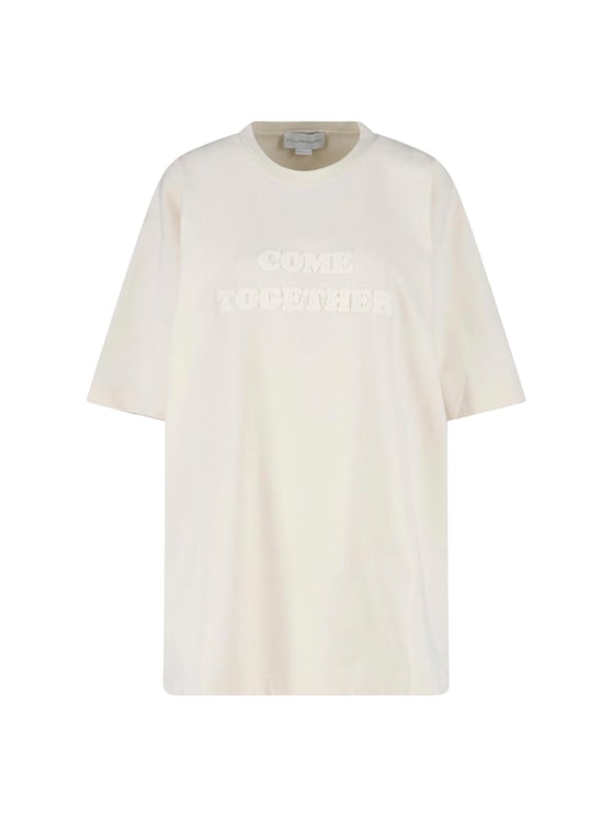 Stella McCartney Cream Come Together Relaxed T-Shirt
