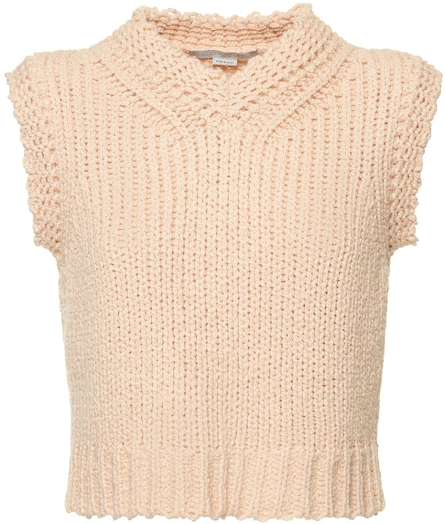 Stella McCartney Sweater without sleeves with elegant collar