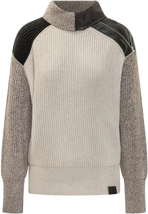 Stella McCartney Maglia a Coste con Collo Alto