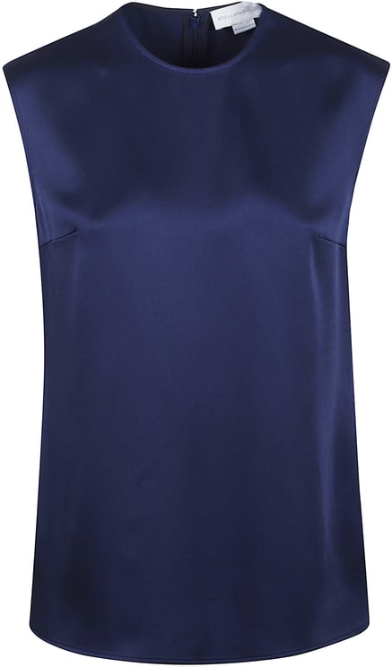 Stella McCartney STELLA McCARTNEY Satin Sleeveless Top