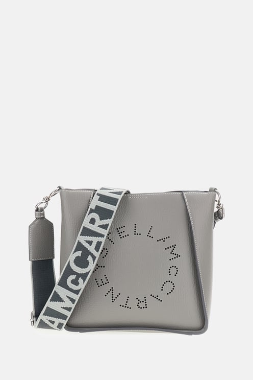 Stella McCartney Grainy Alter Mat Crossbody Bag with Embossed Logo