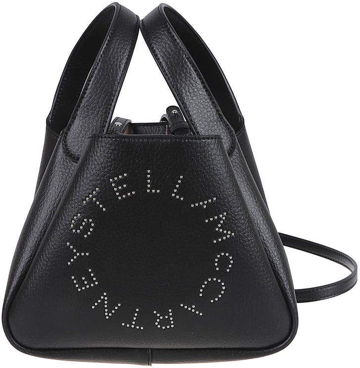 Stella McCartney Triangular-Shaped Handbag with Textured Finish