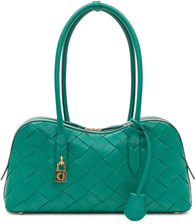 Stella McCartney Borsa a Mano Stella Ryder con Intreccio e Lucchetto