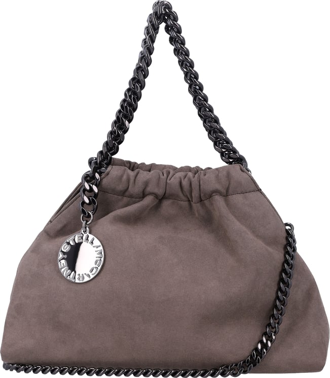 Stella McCartney Falabella Mini Drawstring Dark Taupe