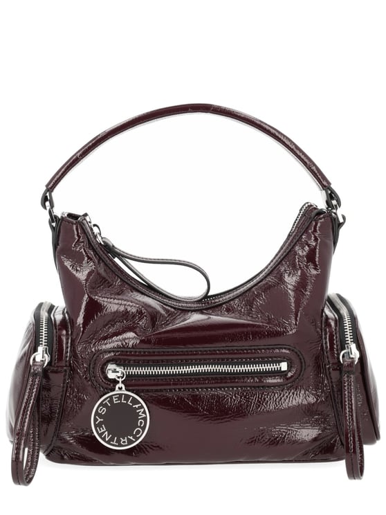 Stella McCartney Dartmoor Glossy Leather Shoulder Bag