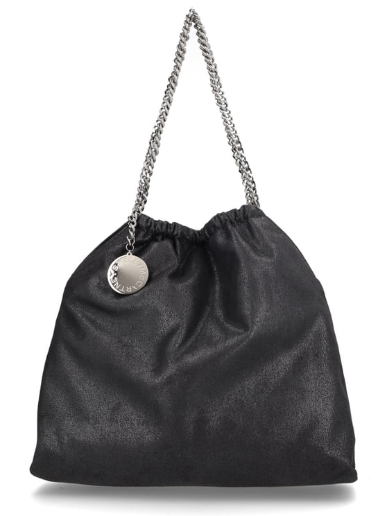 Stella McCartney Black Soft Textured Shoulder Bag