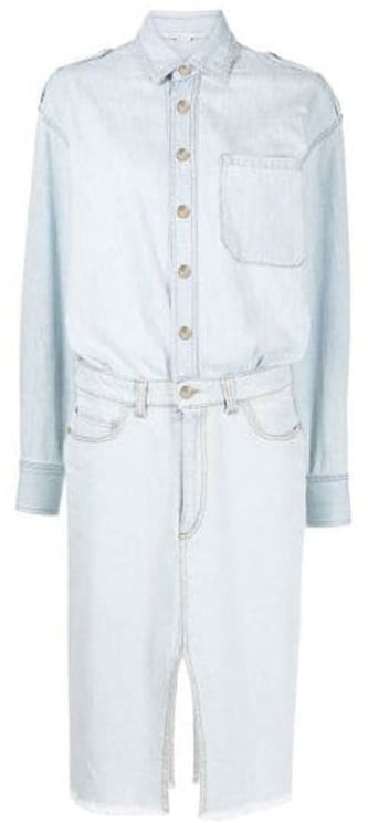 Stella McCartney Stella McCartney Blue Cotton Casual Dress
