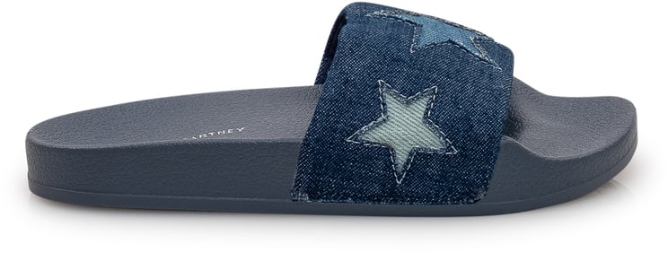 Stella McCartney Sandali Slide in Denim