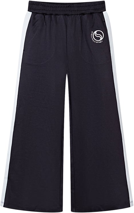 Stella McCartney Pantaloni Sportivi in Jersey con Vita Elasticizzata e Banda Laterale