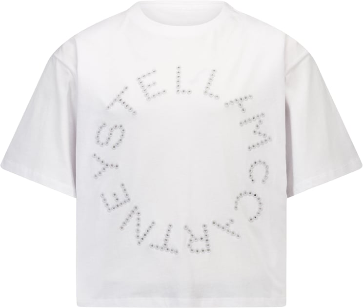 Stella McCartney Stella McCartney Kinder Meisjes T-Shirt In Wit