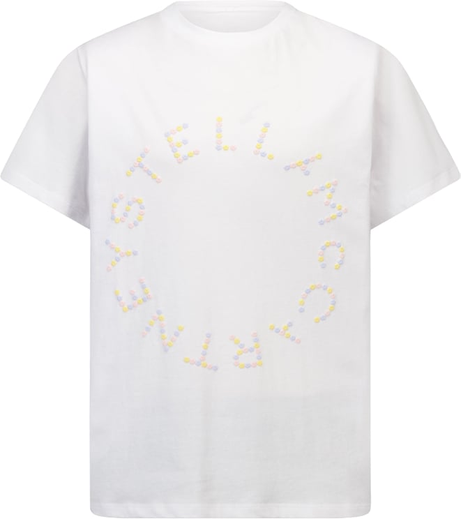 Stella McCartney Stella McCartney Kinder Meisjes T-Shirt In Wit