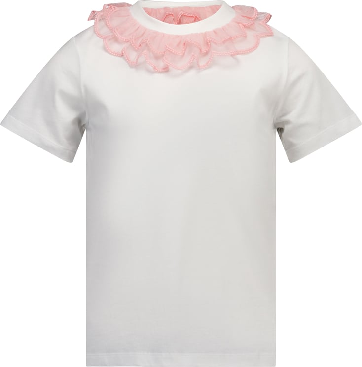 Stella McCartney Stella McCartney Kinder Meisjes T-Shirt In Wit