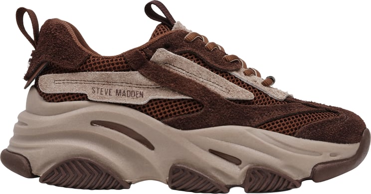 Steve Madden Sneakers Coffee Camoscio