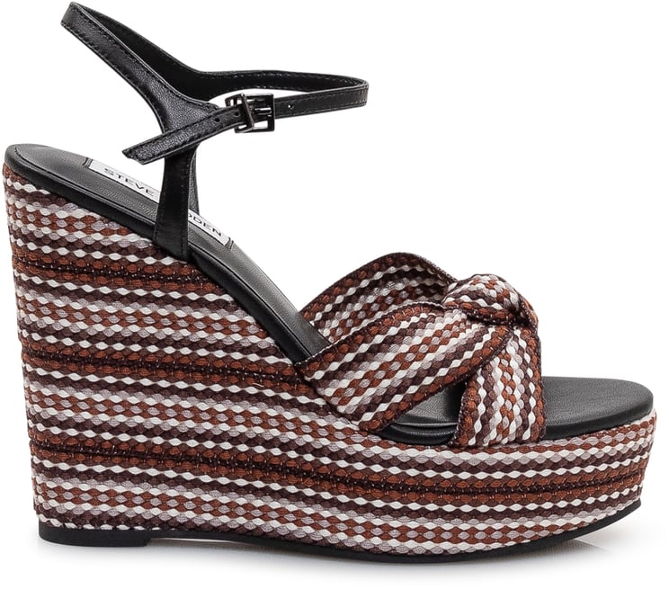 Steve Madden Sandali con Zeppa e Fasce Incrociate