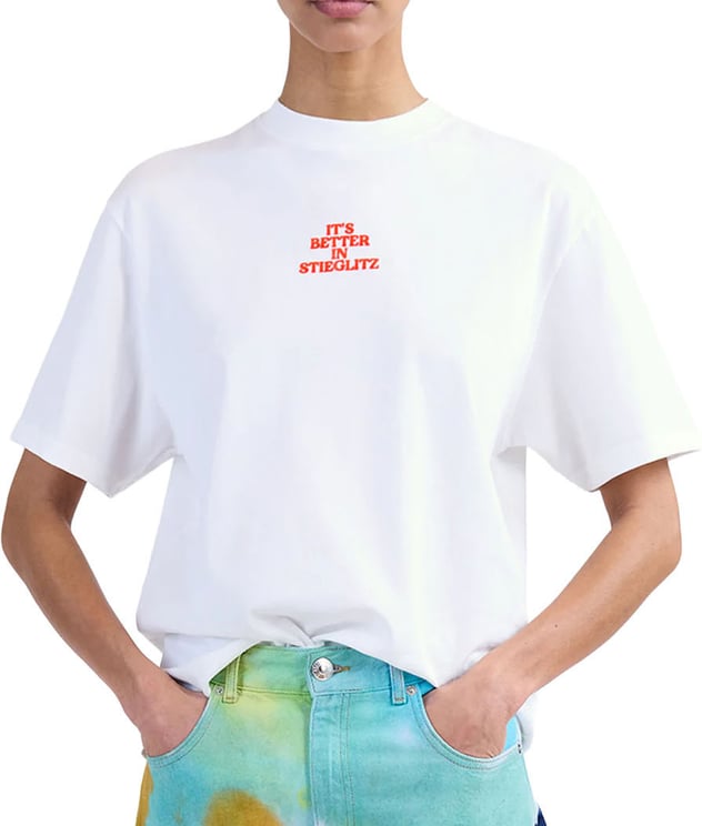 Stieglitz Stieglitz - Branca Regular T-shirt - S2602057-005 - White